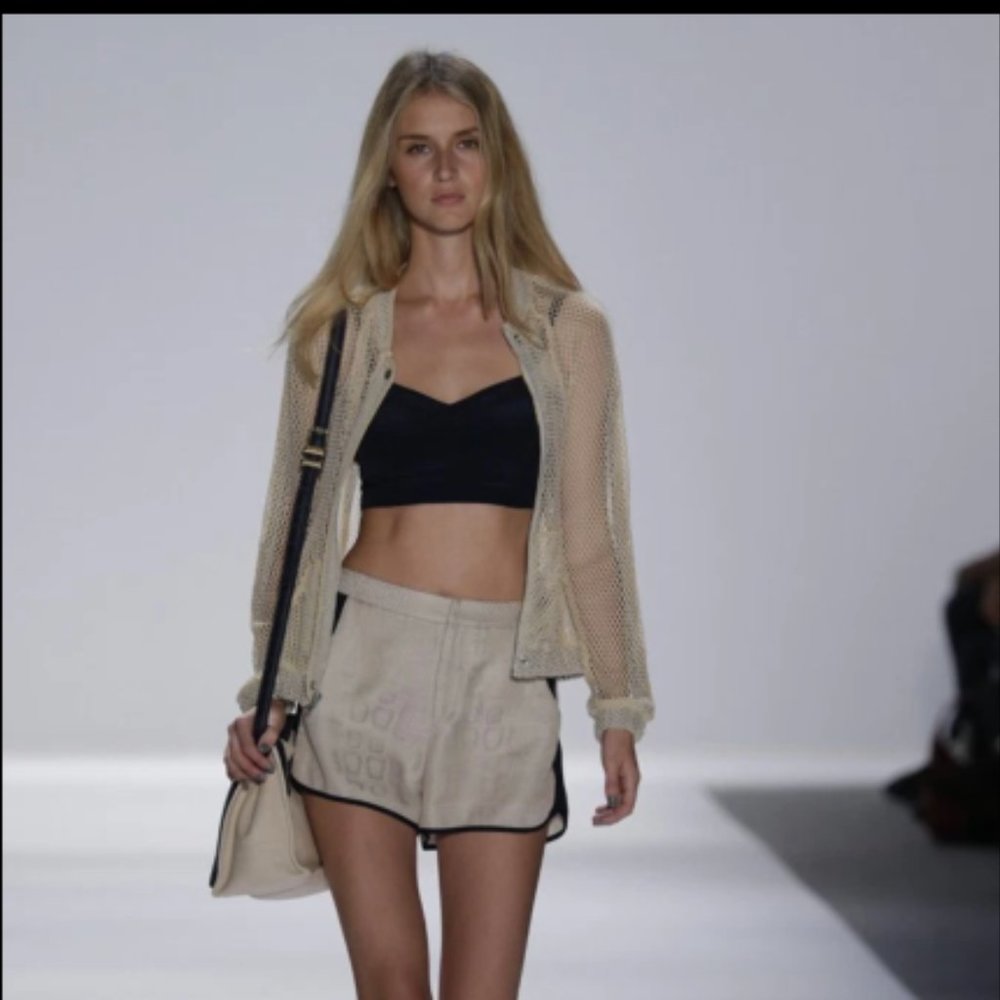 Charlotte Ronson Netted Jacket Spring 2013 - Picture 5 of 5